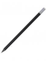 Melns parastais zīmulis ar sudraba uzgali