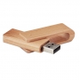 USB 16 GB rotējoša koka zibatmiņa