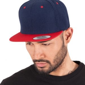 Calssics divu toņu Snapback kepons