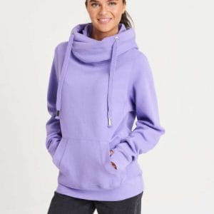 CROSS NECK HOODIE džemperis