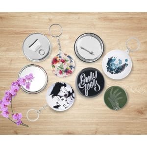 PIN apaļa piespraude