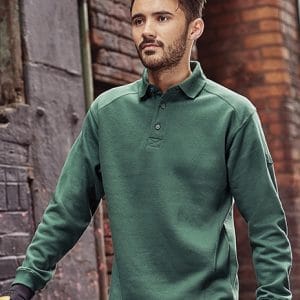 Russell workwear džemperis ar podziņām