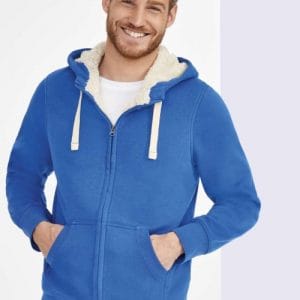 SOL'S SHERPA UNISEX jaka ar rāvējslēdzēju