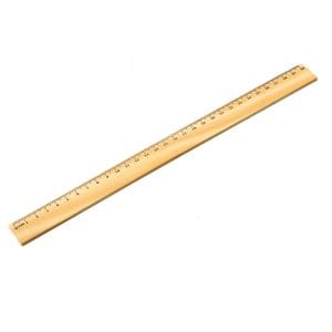 Koka 30cm lineāls